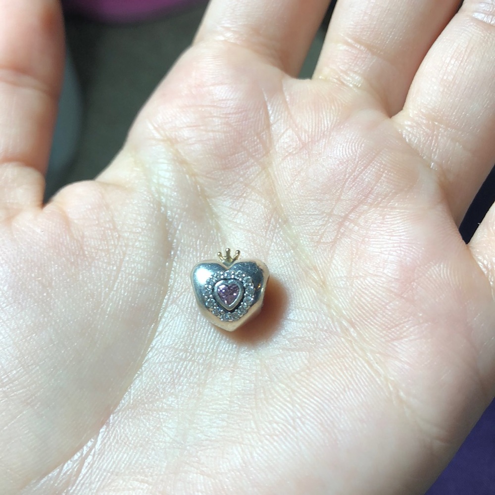 Pandora princess heart charm